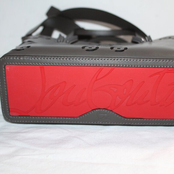 NWT CHRISTIAN LOUBOUTIN Cabata Crossbody Top Handle Perforated Logo Shoulder Bag - Picture 11 of 11